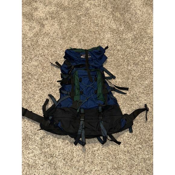 Jansport Rare NWOT Vintage Hiking Backpack USA 26 X 16.5 Padded Back Frameless - Picture 11 of 12